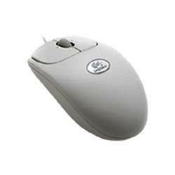 Logitech RX250 Optical Mouse PS/2 Wired White - For Business
